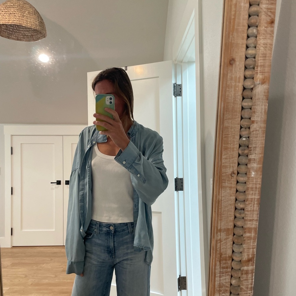 Vintage denim oversized button down - Picture 3 of 5